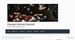 Desktop Screenshot of emergeliteraryjournal.com